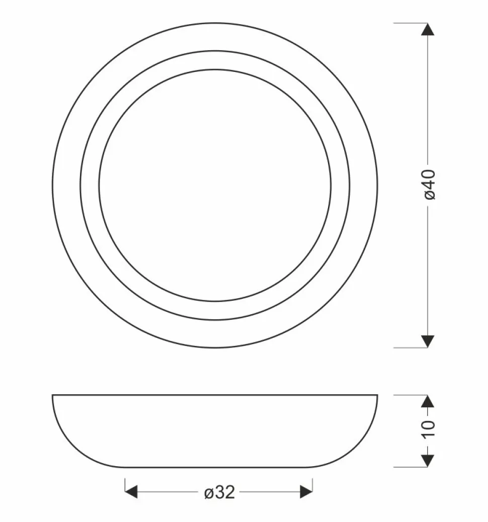 Plafon Abruzzo szaro-drewniany 24W LED 40x32 cm klosz biały