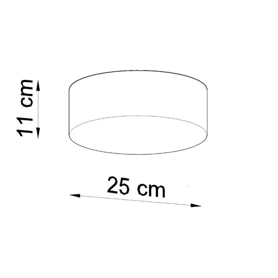 Plafon ARENA 25 biały