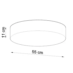 Plafon ARENA 55 biały