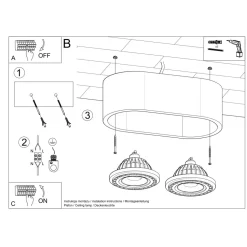 Plafon BASIC 2 naturalne drewno
