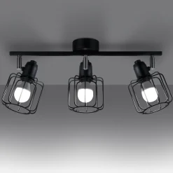 Plafon BELUCI 3 czarny