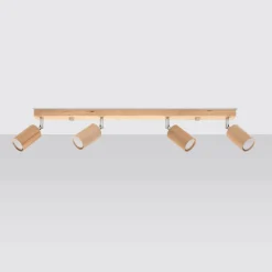 Plafon BERG 4 naturalne drewno