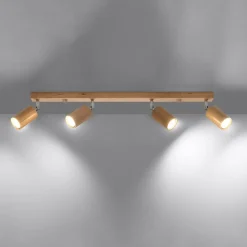 Plafon BERG 4 naturalne drewno