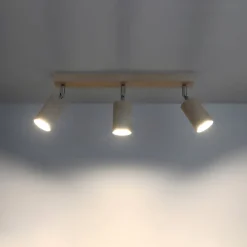 Plafon BERG 3 naturalne drewno