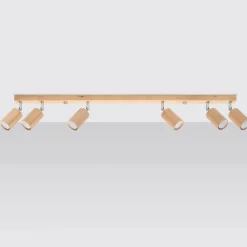 Plafon BERG 6 naturalne drewno