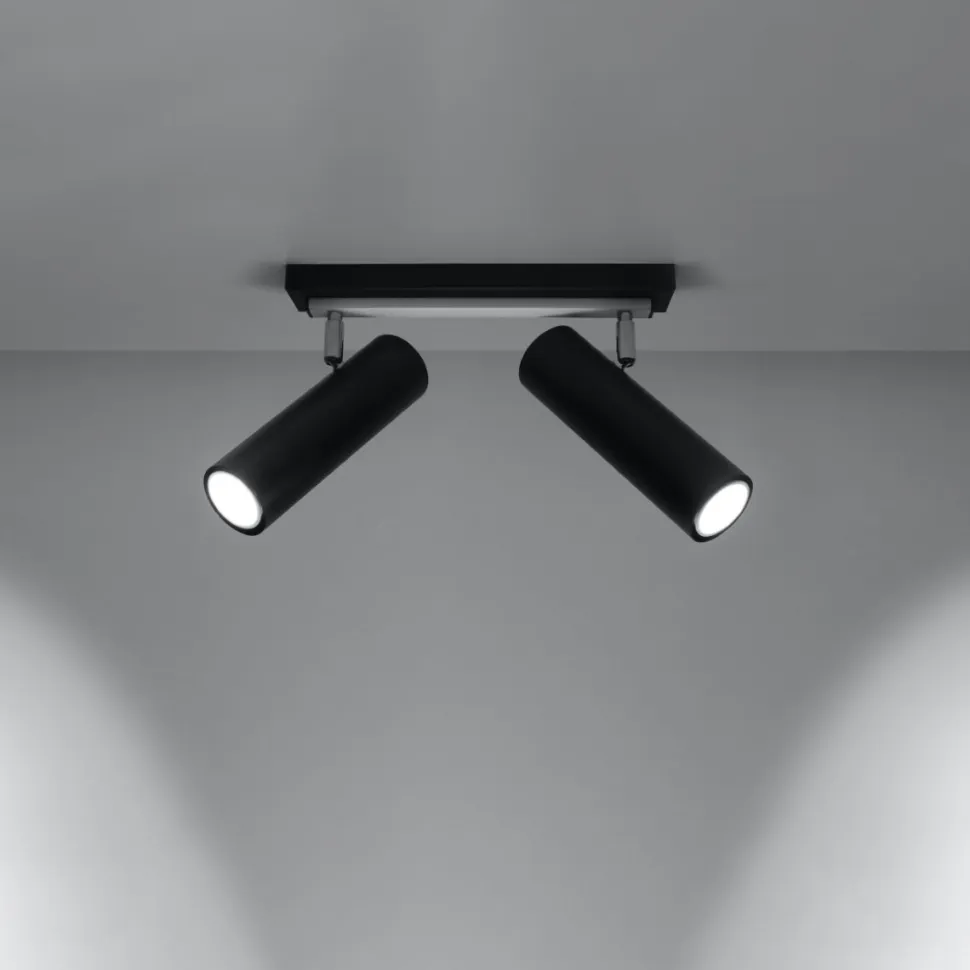 Plafon DIREZIONE 2 czarny