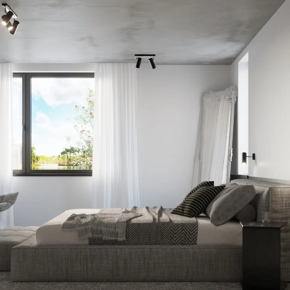 Plafon DIREZIONE 2 czarny