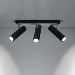 Plafon DIREZIONE 3 czarny