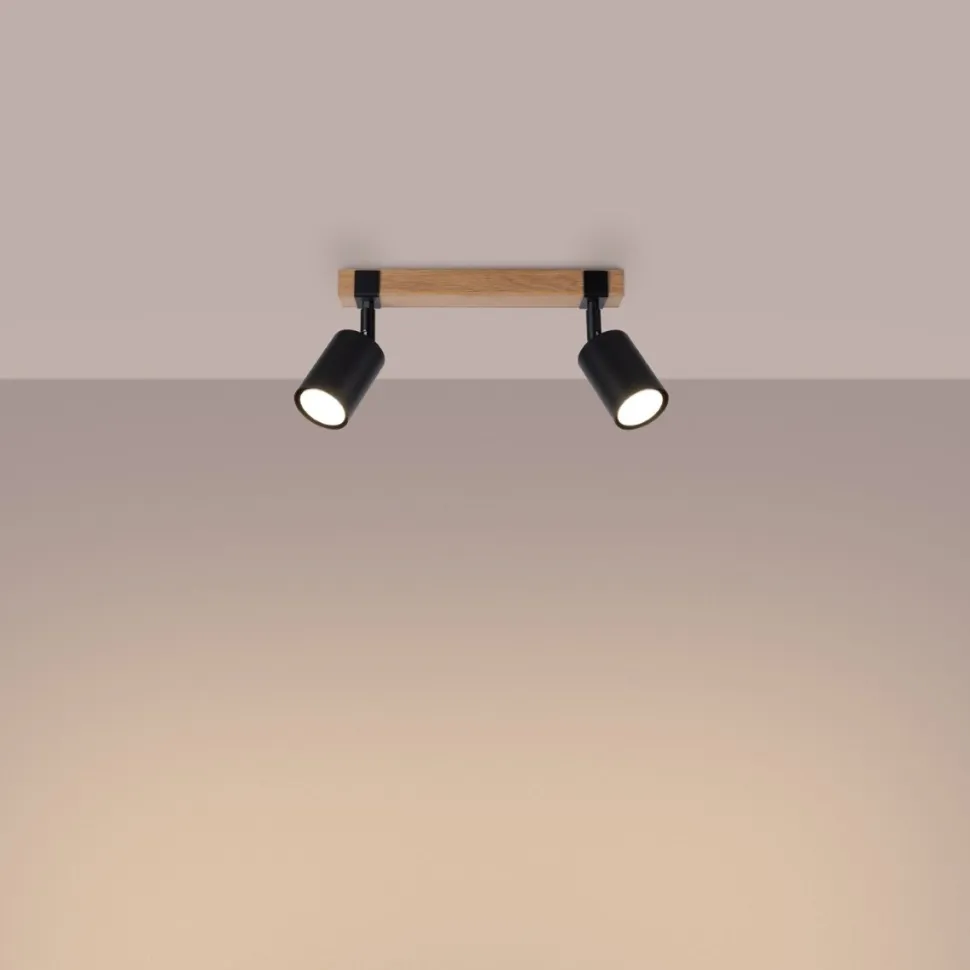 Plafon FAGER 2 czarny