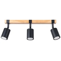 Plafon FAGER 3 czarny