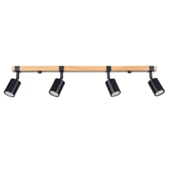 Plafon FAGER 4L czarny