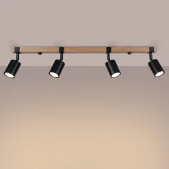 Plafon FAGER 4L czarny