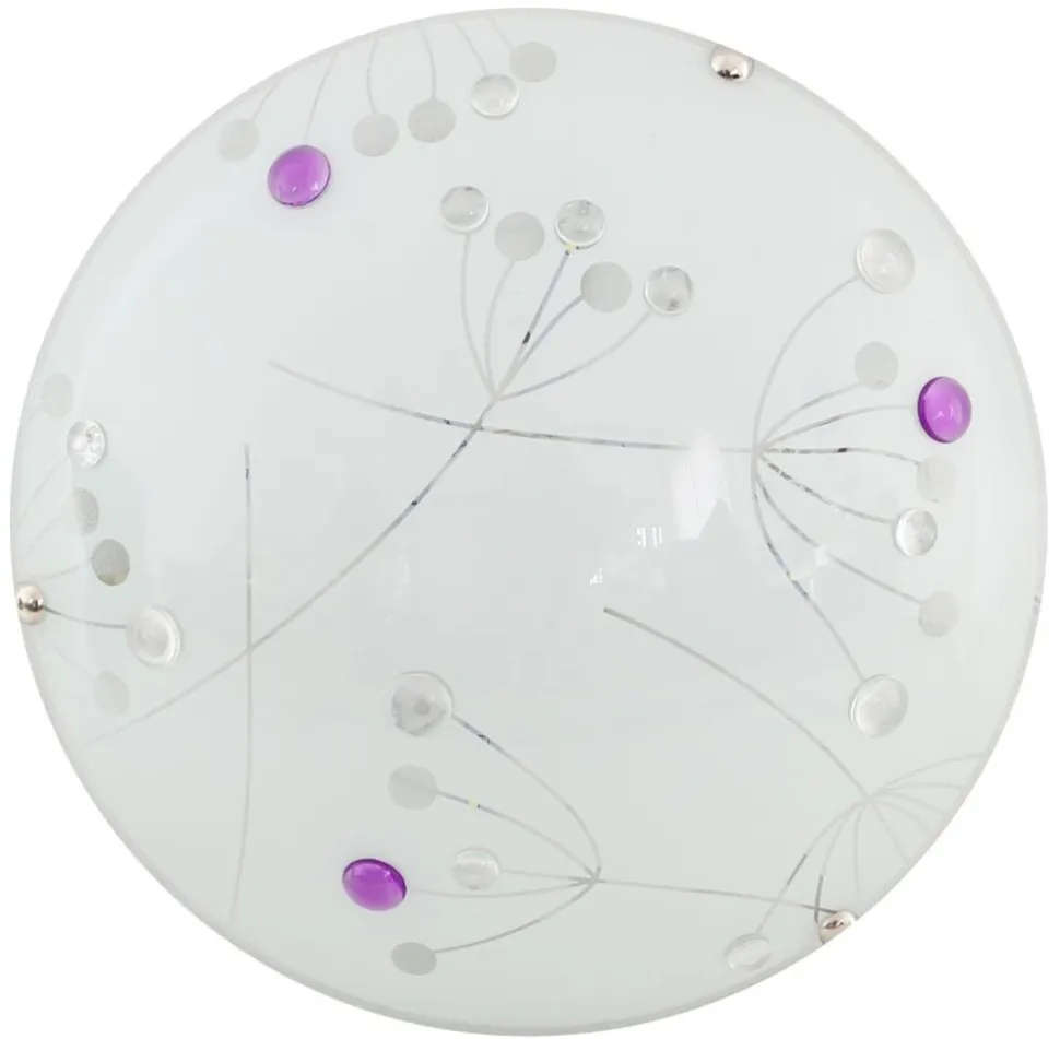 Plafon Floral 30 1x10W LED 6500K fiolet