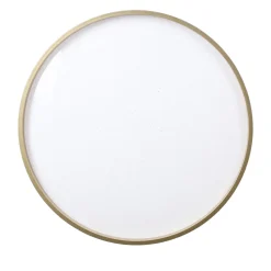 Plafon Florida czarno złoty+biały 18W LED 33 cm klosz biały