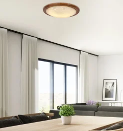 Plafon Herba 40 drewno standard 2x60  w E27 dąb