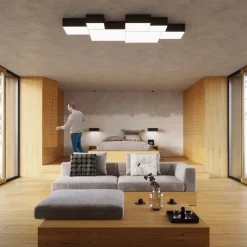 Plafon HORUS 55 czarny