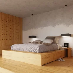 Plafon HORUS 55 czarny