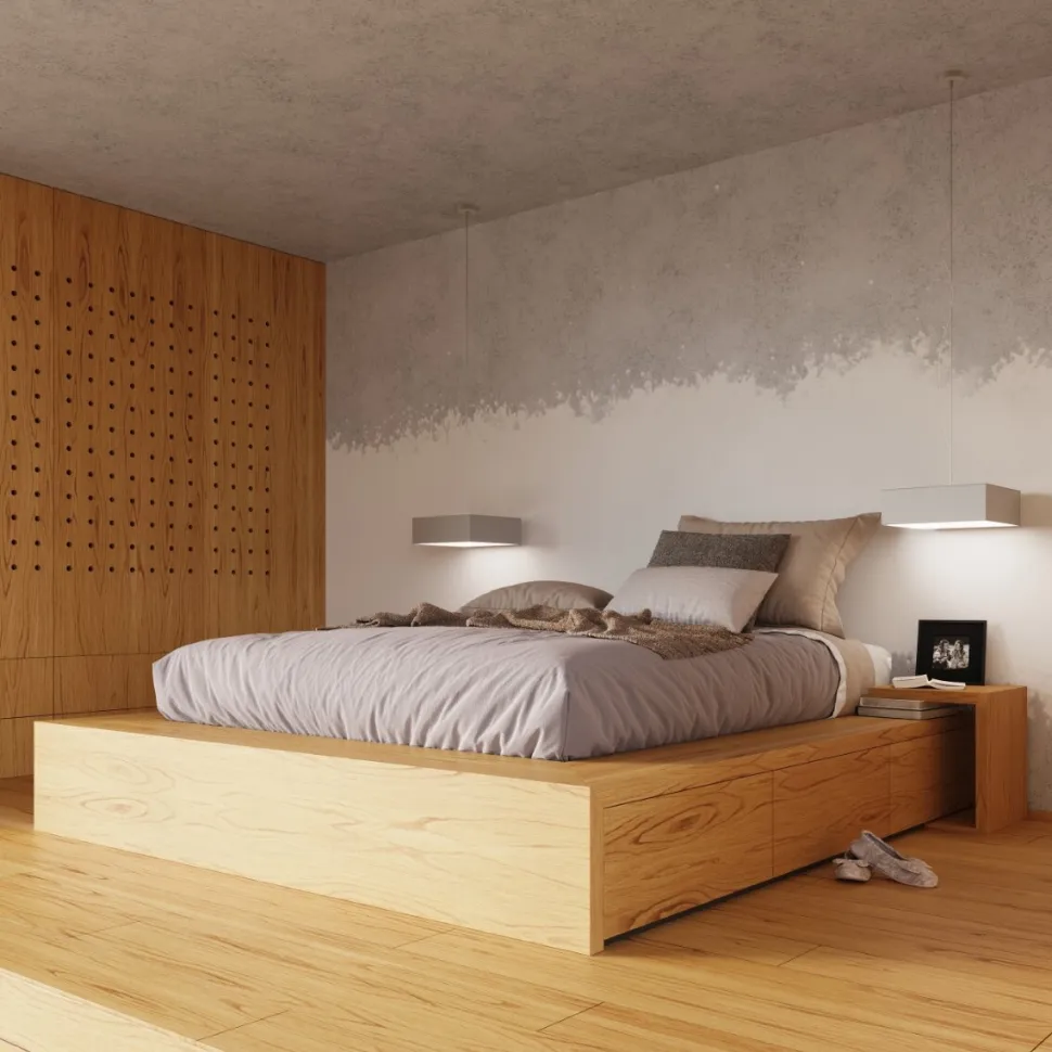 Plafon HORUS 45 szary