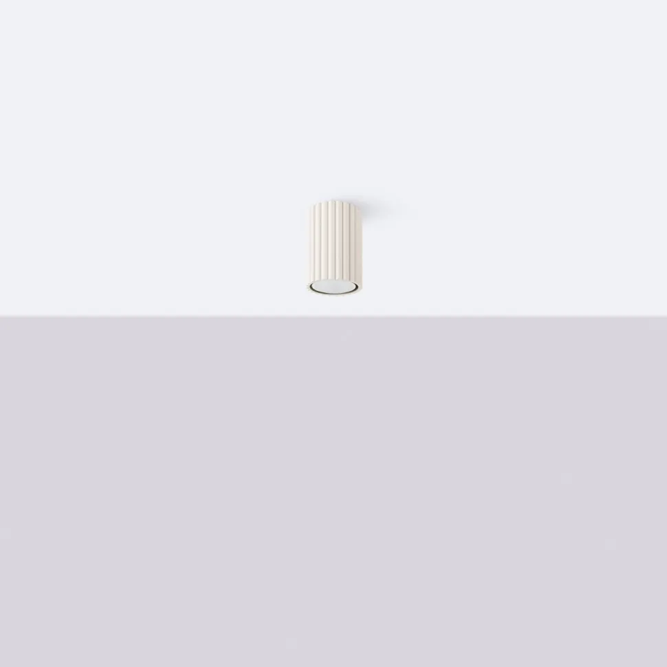 Plafon KARBON 10 beżowy