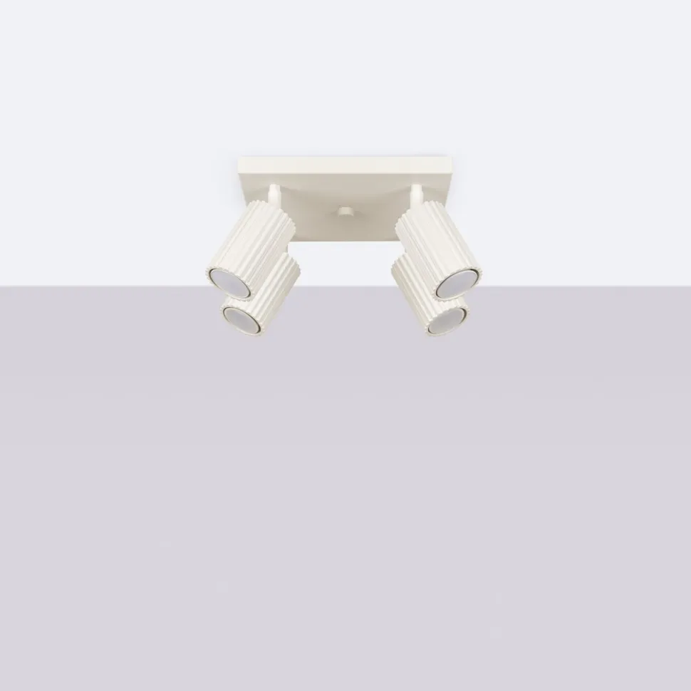 Plafon KARBON 4 beżowy