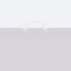 Plafon KARBON 2 biały