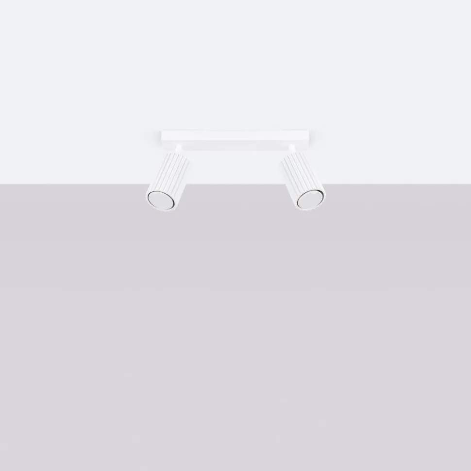 Plafon KARBON 2 biały