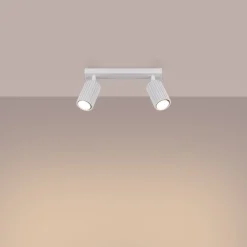 Plafon KARBON 2 biały