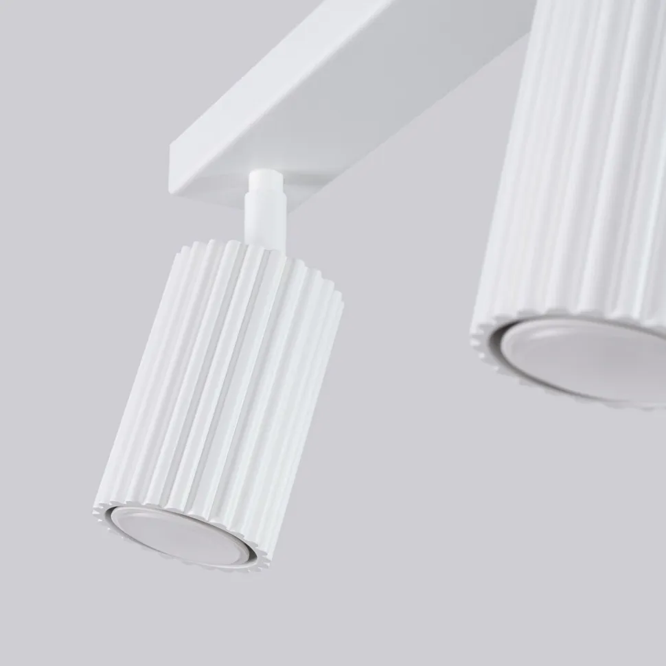 Plafon KARBON 2 biały