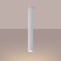 Plafon KARBON 60 biały