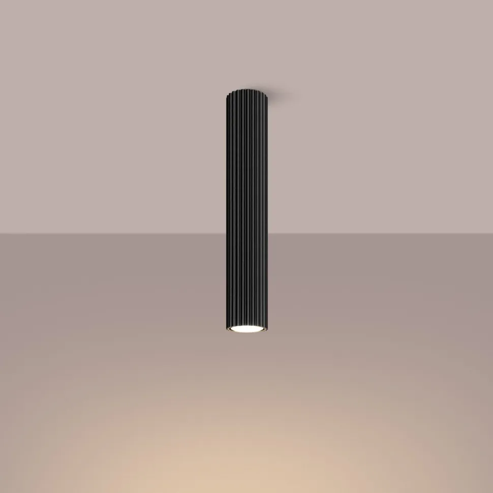 Plafon KARBON 40 czarny