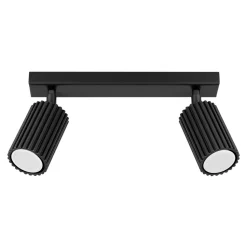 Plafon KARBON 2 czarny