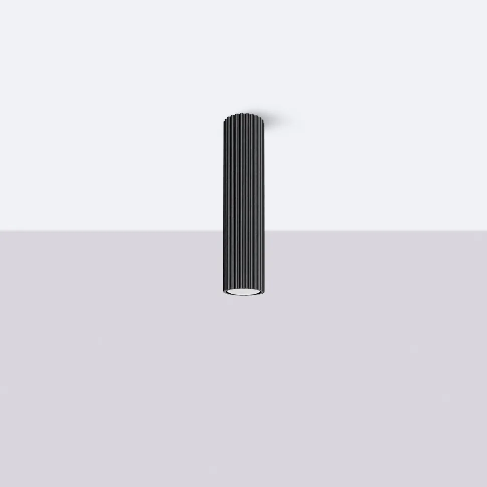 Plafon KARBON 30 czarny