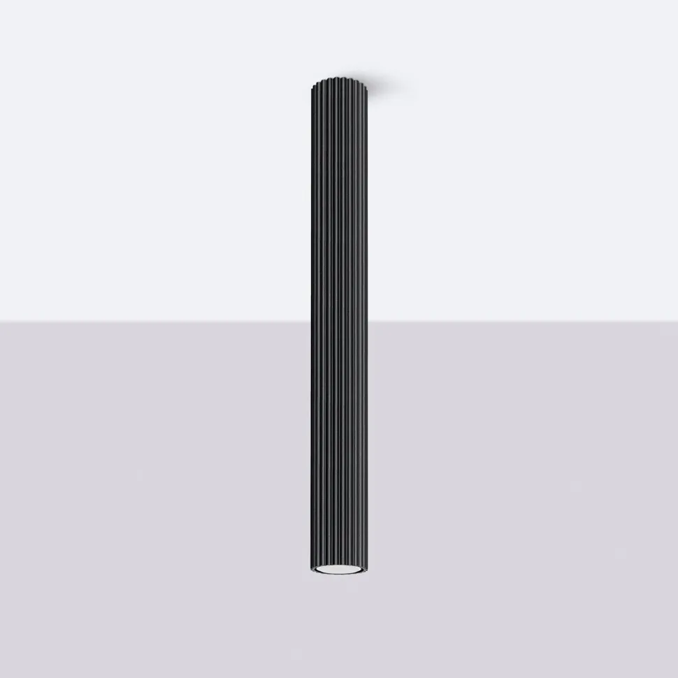 Plafon KARBON 60 czarny