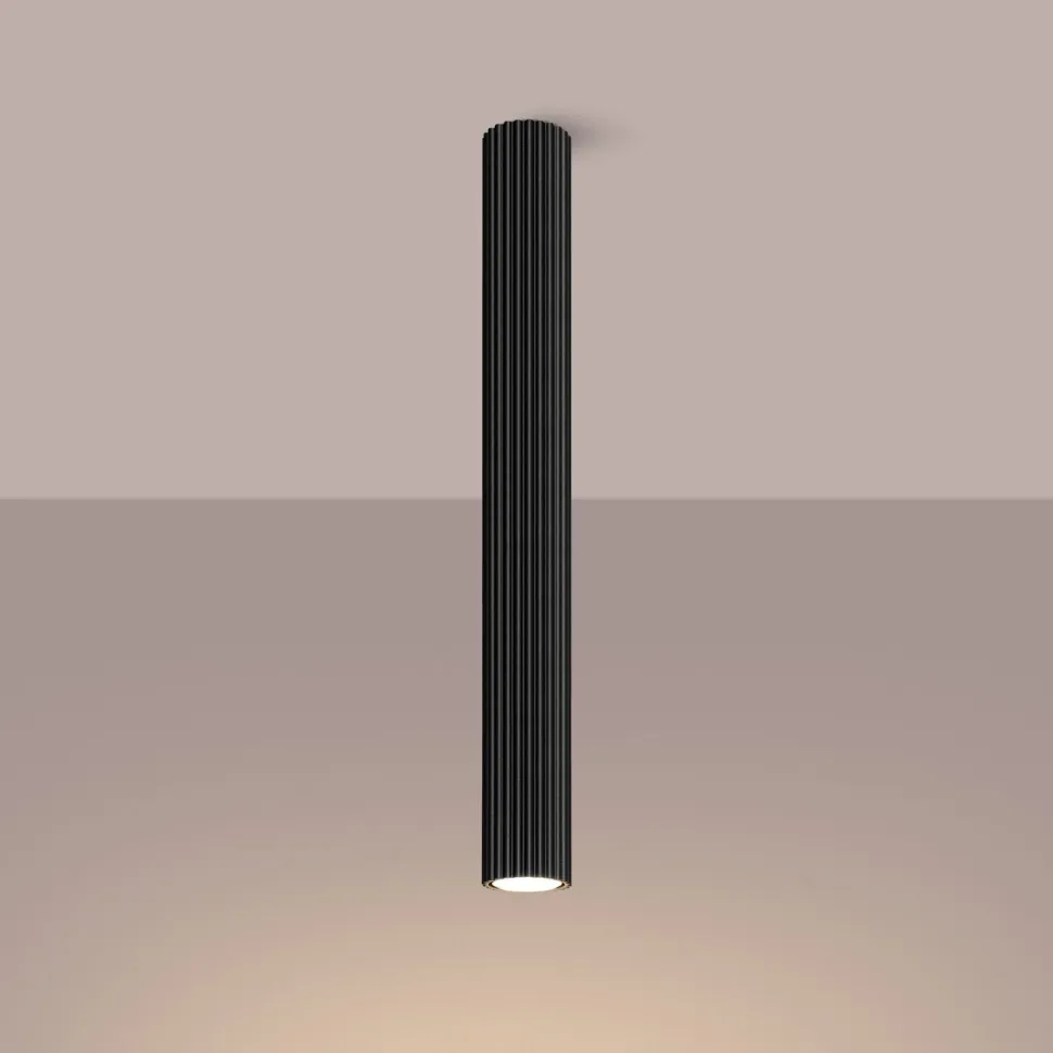 Plafon KARBON 60 czarny