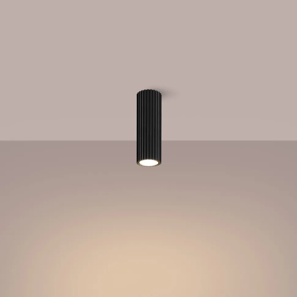 Plafon KARBON 20 czarny