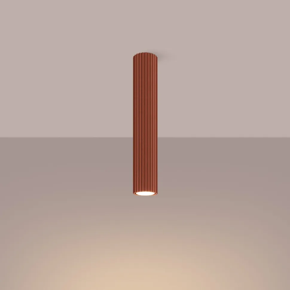 Plafon KARBON 40 ochra czerwona