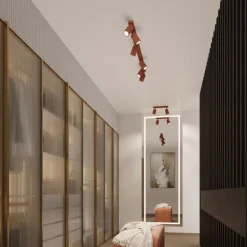 Plafon KARBON 40 ochra czerwona