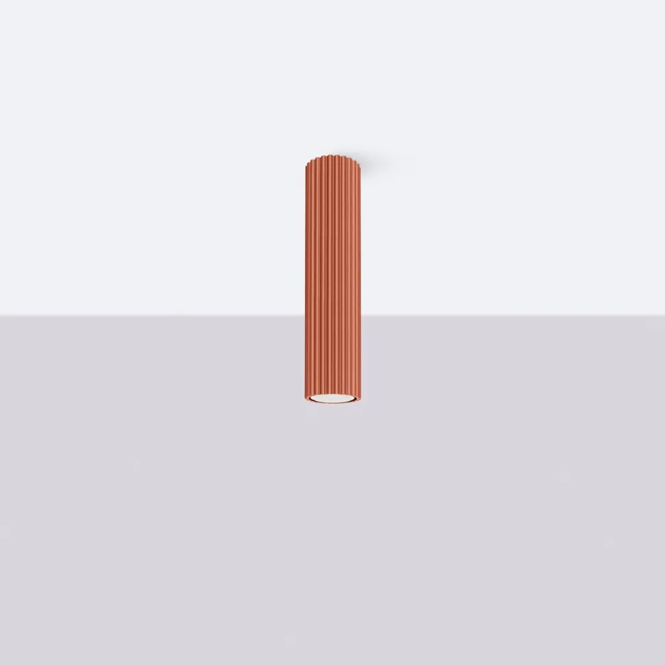 Plafon KARBON 30 ochra czerwona