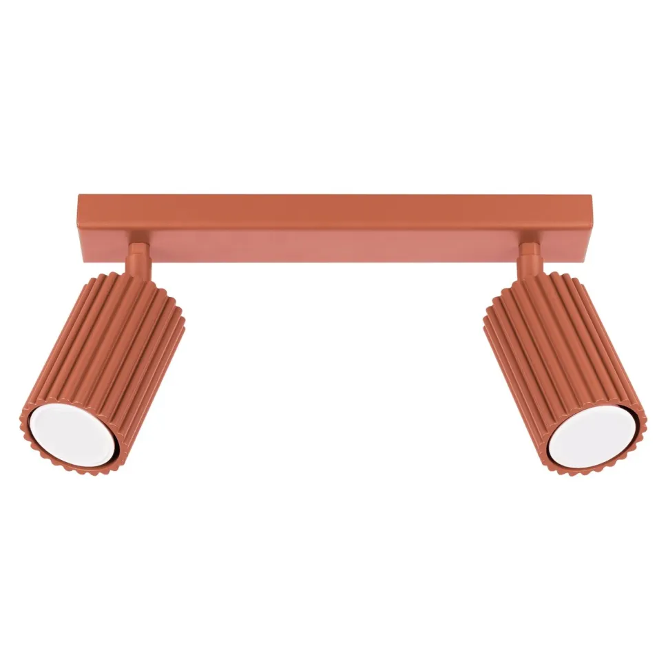 Plafon KARBON 2 ochra czerwona