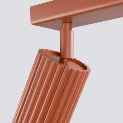 Plafon KARBON 2 ochra czerwona