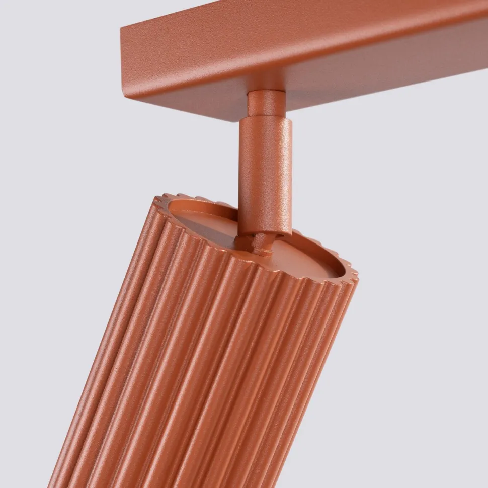 Plafon KARBON 2 ochra czerwona