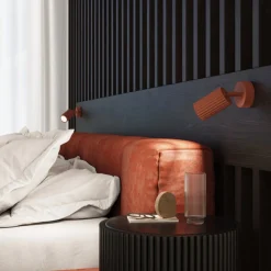 Plafon KARBON 60 ochra czerwona