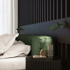 Plafon KARBON 2 zielony oliwkowy