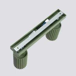 Plafon KARBON 2 zielony oliwkowy