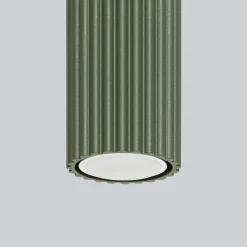 Plafon KARBON 60 zielony oliwkowy