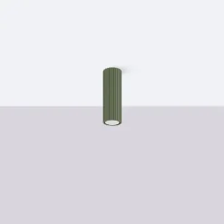 Plafon KARBON 20 zielony oliwkowy