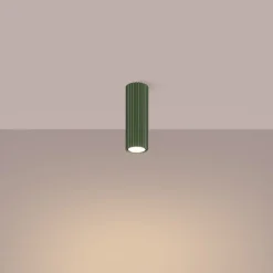 Plafon KARBON 20 zielony oliwkowy