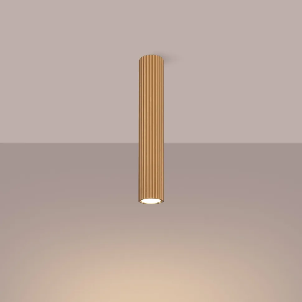 Plafon KARBON 40 złoty