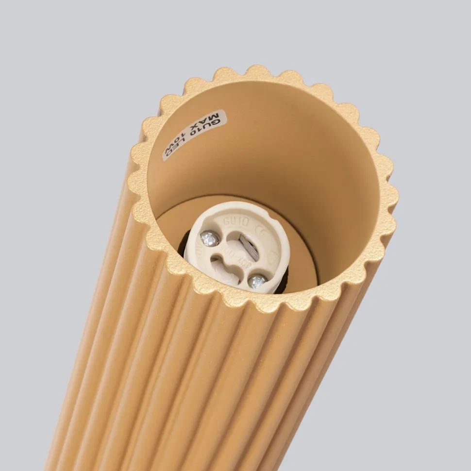 Plafon KARBON 40 złoty