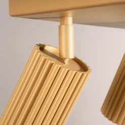 Plafon KARBON 4 złoty